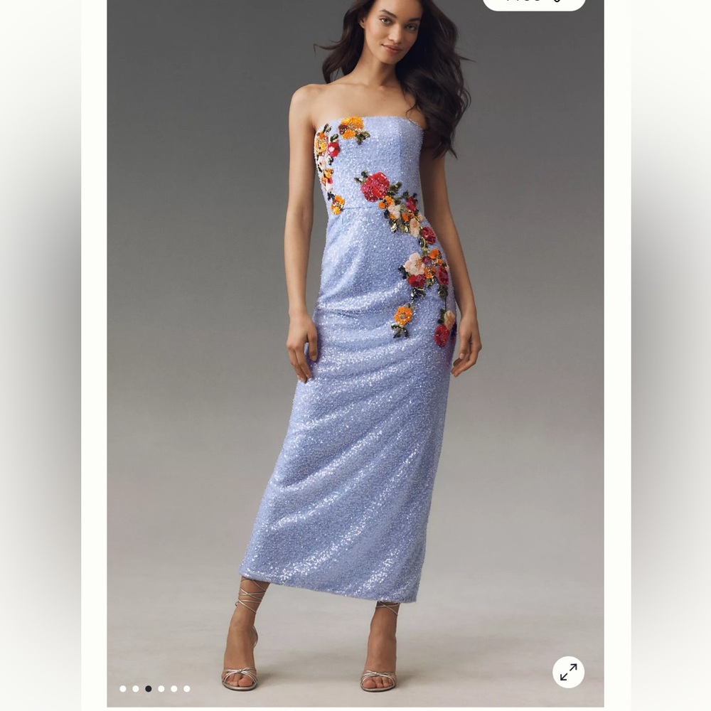 Helsi Silvia Strapless Stretch Sequin
Midi Dress